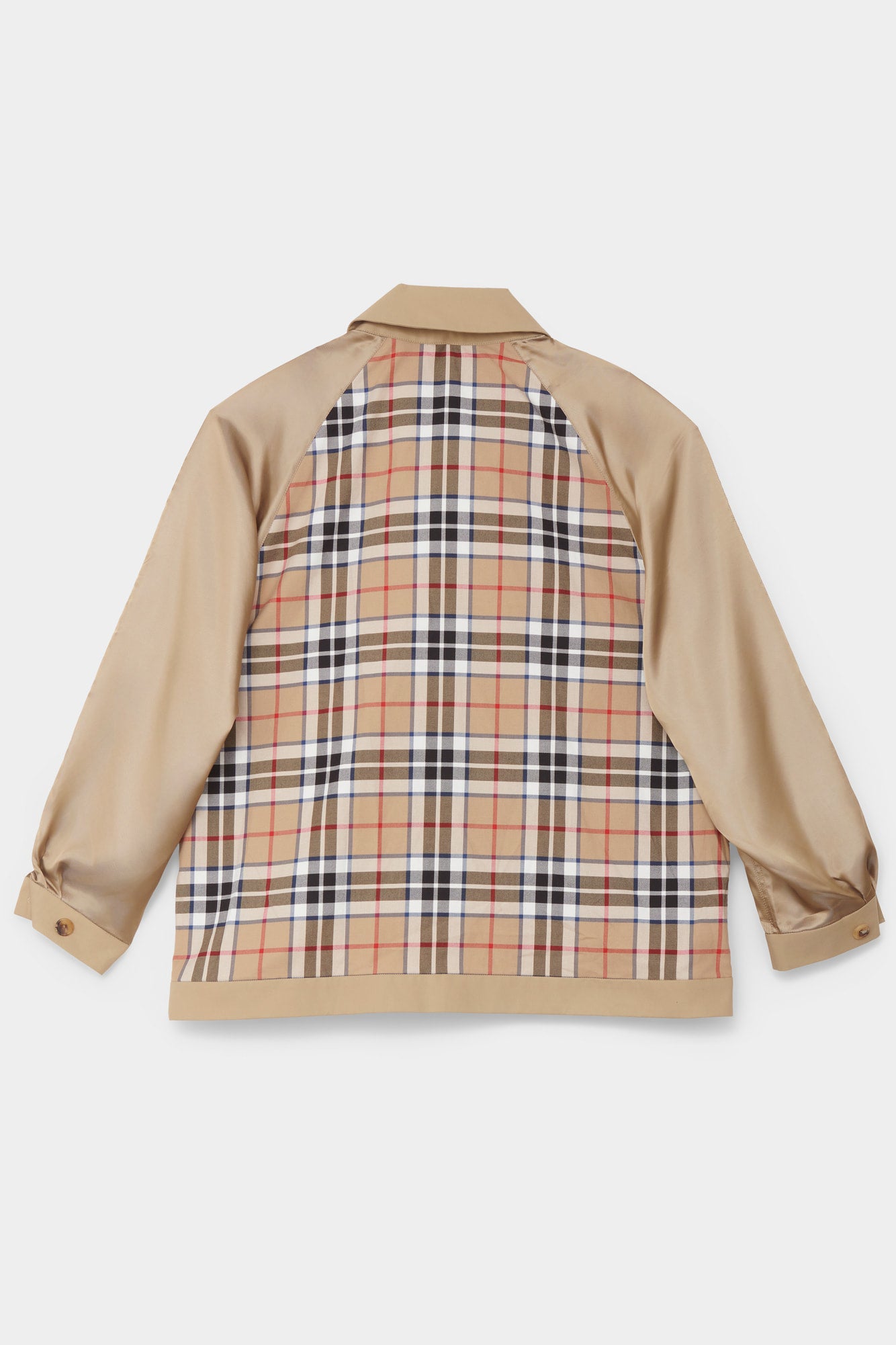 RAGLAN SLEEVE SHIRT in beige cotton