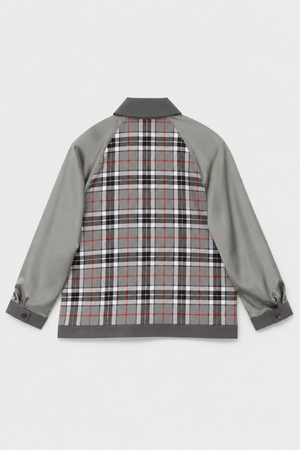 RAGLAN SLEEVE SHIRT in grey cotton