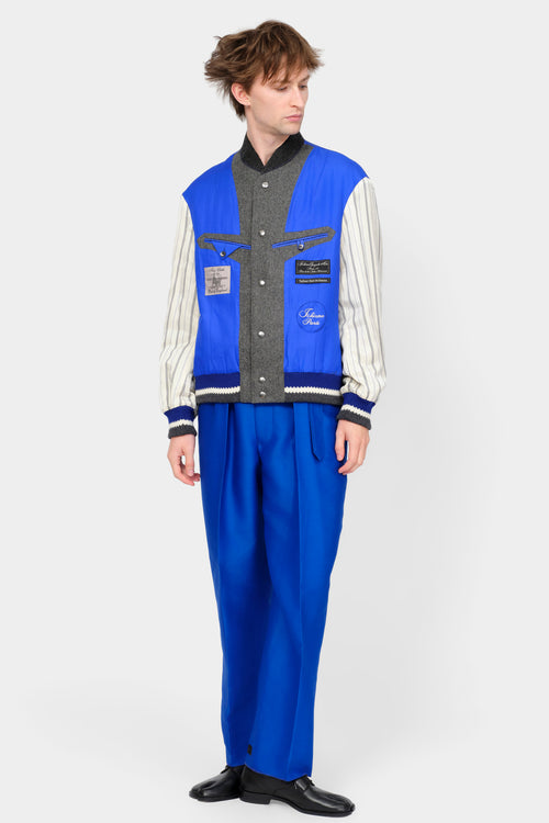 INSIDE-OUT TAILORED BOMBER