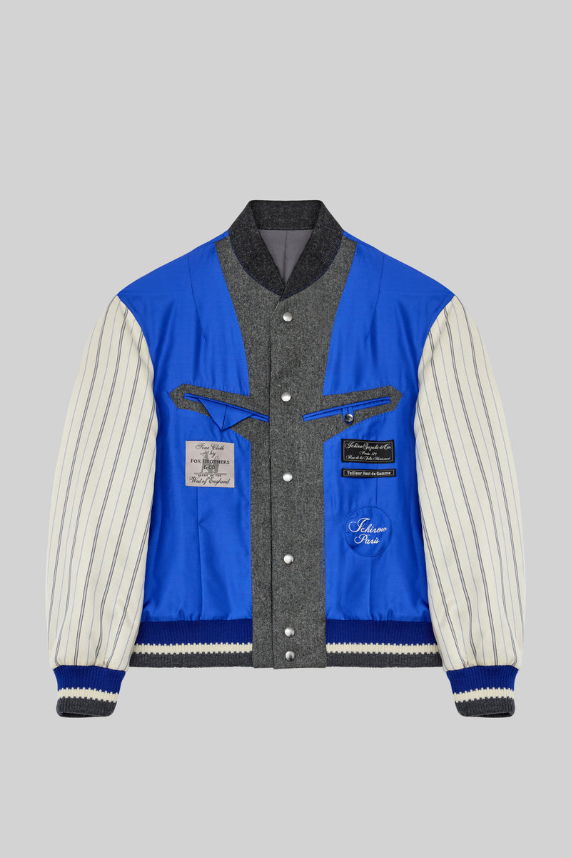 INSIDE-OUT TAILORED BOMBER