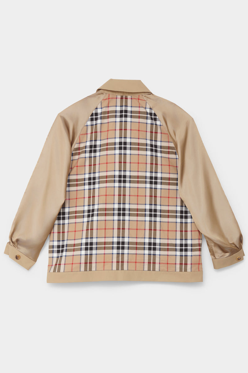 RAGLAN SLEEVE SHIRT in beige cotton