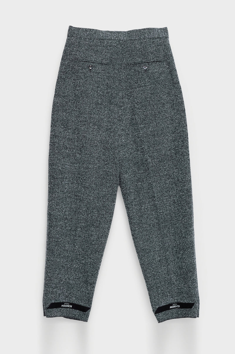 TAILORED TROUSERS in herringbone wool