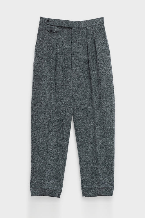 TAILORED TROUSERS in herringbone wool